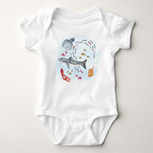 Under the Sea Baby Baby Bodysuit