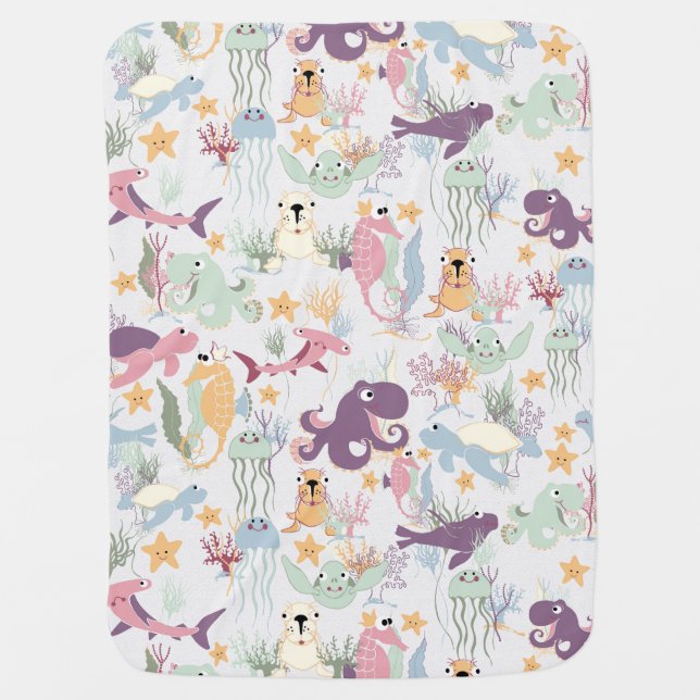 Under the sea - Baby blanket (Front)