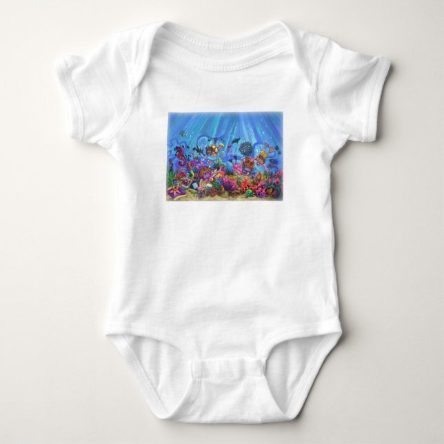 Under the Sea Baby Bodysuit (Front)