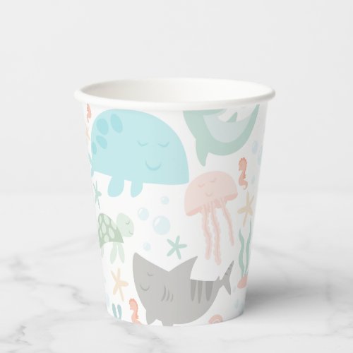 Under The Sea Baby  Paper Cups