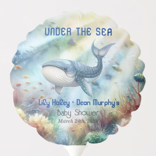 Under the Sea Baby Shower Balloon