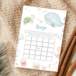 Under The Sea Baby Shower Bingo Game