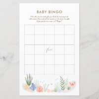 Under the Sea Baby Shower Bingo Game