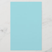 Under the Sea Baby Shower Bingo Game blue & green (Back)