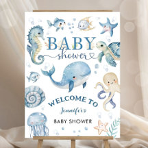 Under The Sea Baby Shower Boy Ocean Welcome