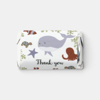 Under the Sea Baby Shower Cute Custom Thank you
