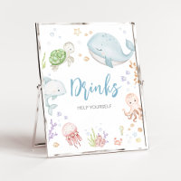 Under The Sea Baby Shower Drinks