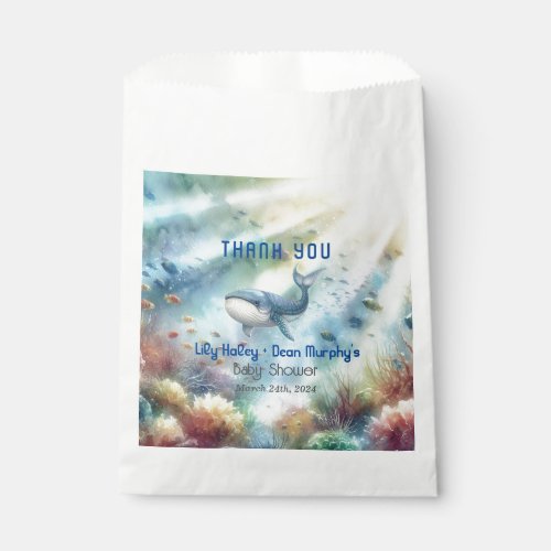 Under the Sea Baby Shower Favor Bag