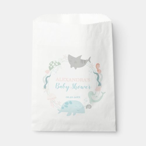 Under The Sea Baby Shower Favor Bag