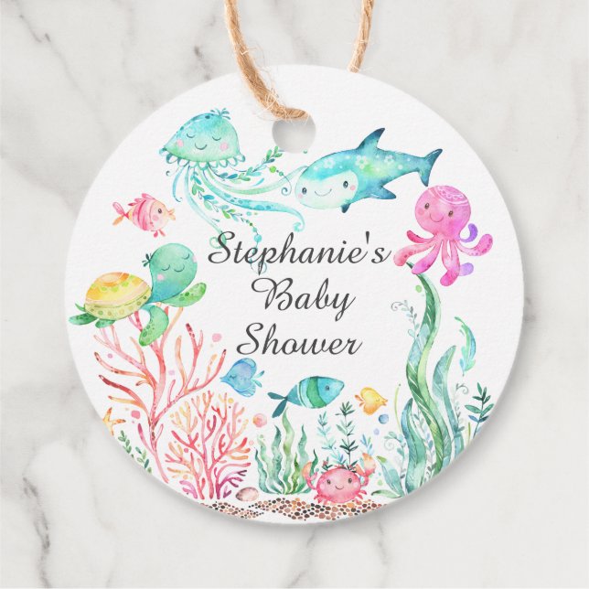 Under the sea baby shower favors cheap