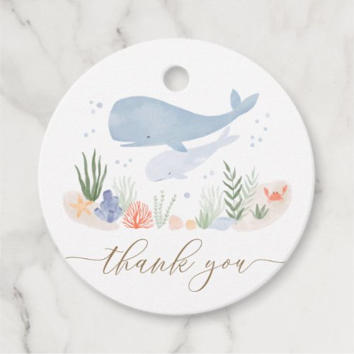 Under the Sea Baby Shower Favor Tags