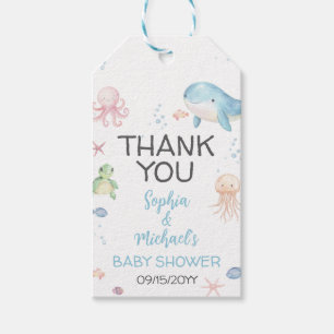Under the Sea Baby Shower Gift Tags