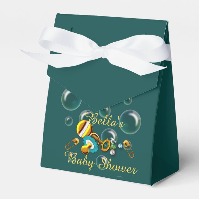 Under the Sea Baby Shower Goody Box (Front Side)