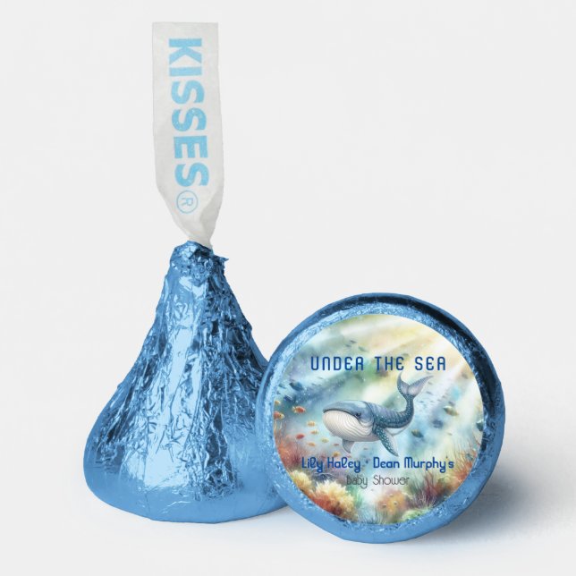 Under the Sea Baby Shower Hershey®'s Kisses® (Front)