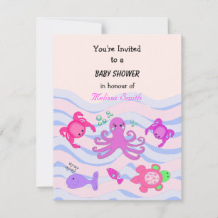 Under the Sea Baby Shower Invitation