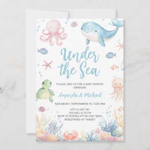 Under the Sea Baby Shower Invitation