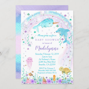 Dolphin Baby Shower Invitations Zazzle