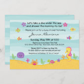 Under The Sea Baby Shower Invitation (Front/Back)