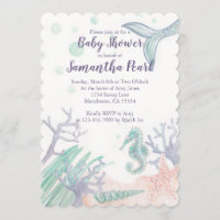 Under the Sea Baby Shower Invitation