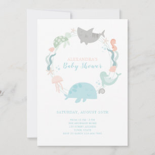 Under The Sea Baby Shower Invitation