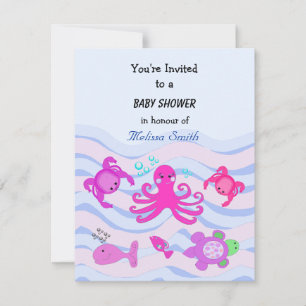 Under the Sea Baby Shower Invitation