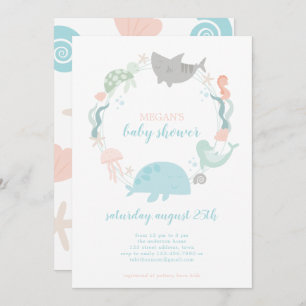 Under The Sea Baby Shower Invitation