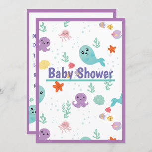 Under The Sea Baby Shower Invitation