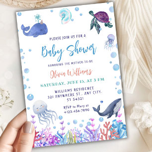 Under the Sea Baby Shower Invitation