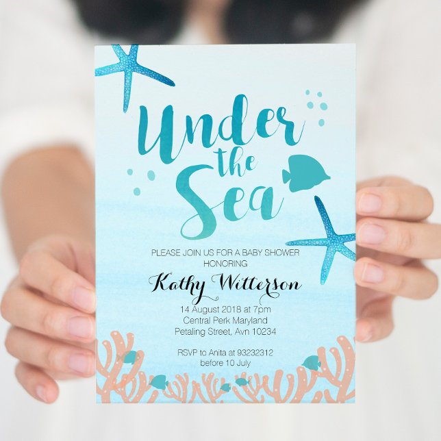 Under the Sea Baby Shower Invitation (Creator Uploaded)