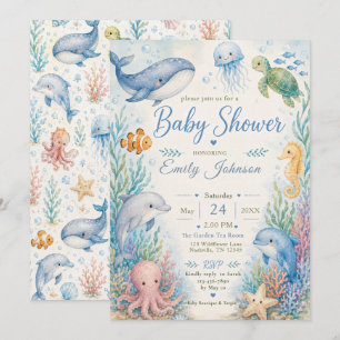 Under the Sea Baby Shower Invitation