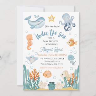 Under the Sea Baby Shower Invitation