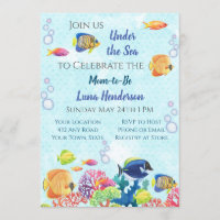 Under the Sea Baby Shower Invitation