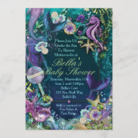 Under the Sea Baby Shower Invitations