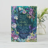 Under the Sea Baby Shower Invitations (Standing Front)