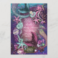 Under the Sea Baby Shower Invitations