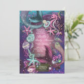 Under the Sea Baby Shower Invitations (Standing Front)
