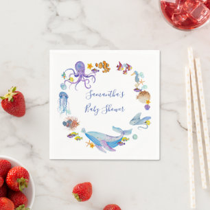 Under the Sea Baby Shower Napkins