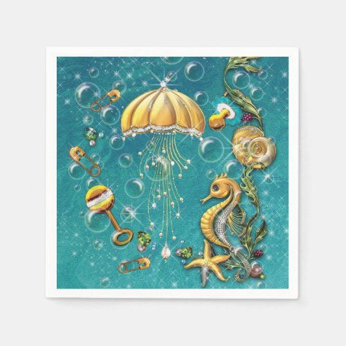 Under the Sea Baby Shower Napkins