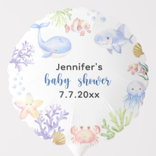 Under The Sea Baby Shower Ocean Animals Balloon