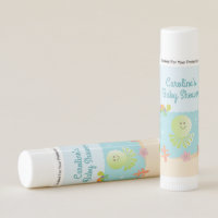 Under the Sea Baby Shower Octopus Crab Starfish Lip Balm