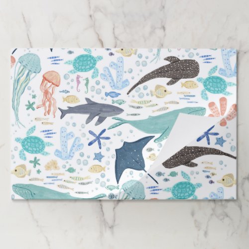 Under The Sea Baby Shower Paper Pad