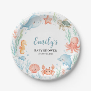 Under the Sea Baby Shower Paper Plates