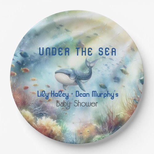 Under the Sea Baby Shower Paper Plates