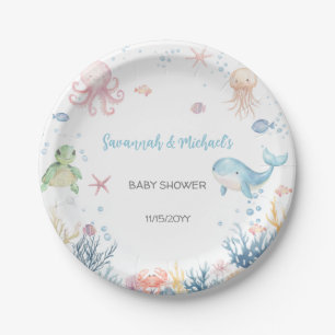 Under the Sea Baby Shower  Paper Plates