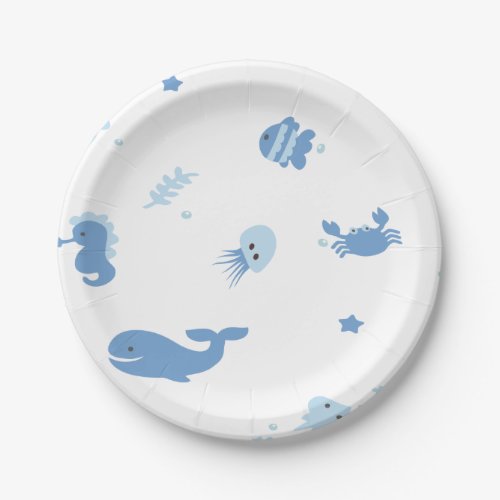 Under The Sea Baby Shower Plates
