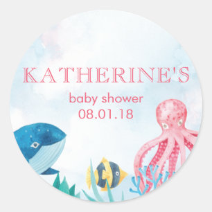 Under the Sea Baby Shower Stickers