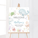 Under The Sea Baby Shower Welcome Poster<br><div class="desc">Make your event special with this Neutral Nautical Baby Shower with our cute and lovely printable Welcome Sign featuring adorable Ocean Baby Shower theme. Download,  personalize,  and create lasting memories with this perfect touch for your joyous celebration!

BS716</div>