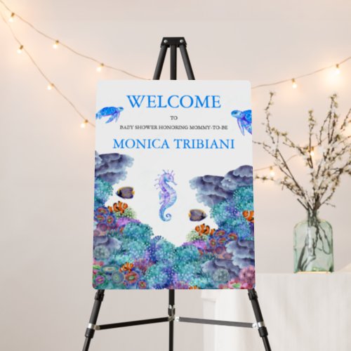 Under the Sea Baby Shower Welcome Sign