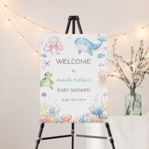 Under the Sea Baby Shower Welcome Sign