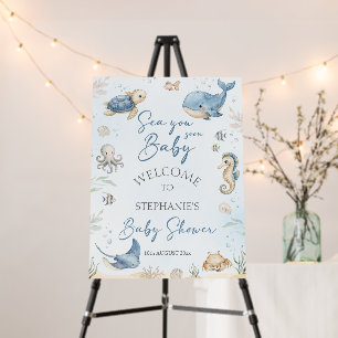 Under The Sea Baby Shower Welcome Sign